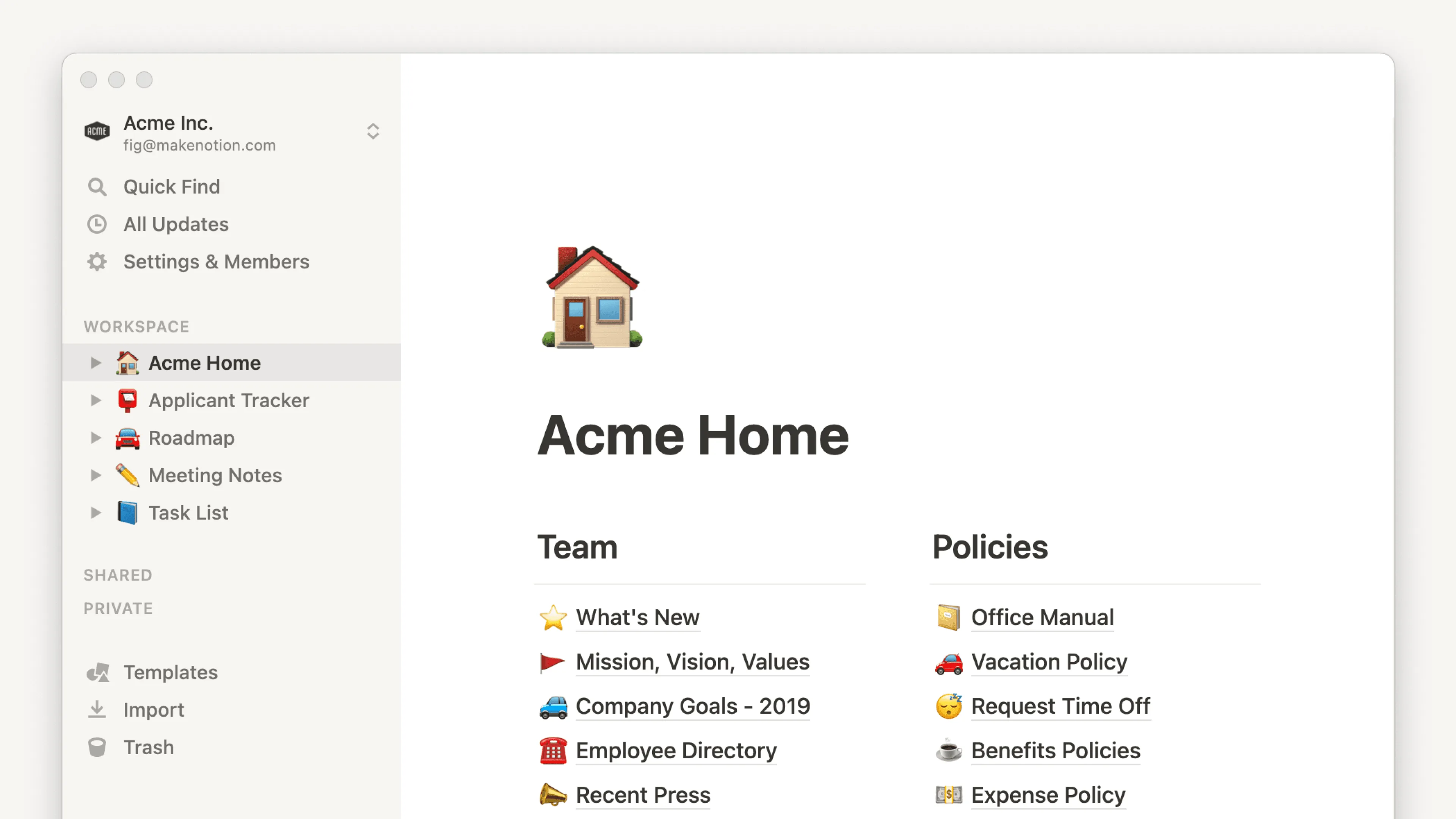Notion Desktop